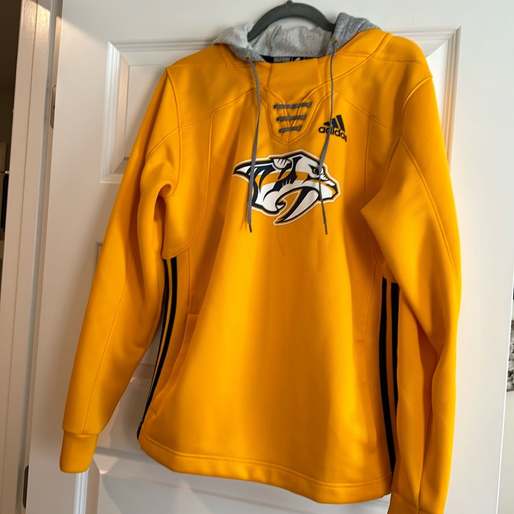 Adidas-Nashville Predators Hooded Sweatshirt-Only Worn Once